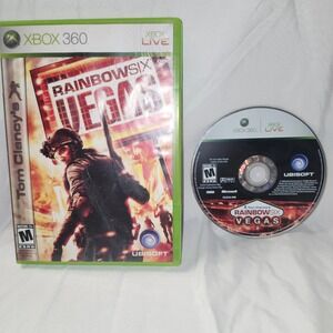 Tom Clancy's‎ Rainbow Six Vegas Microsoft Xbox 360 Tactical Shooter Game Ubisoft